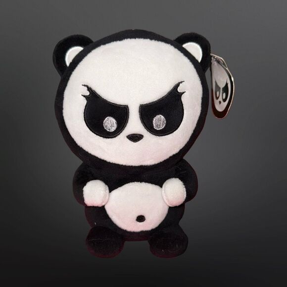 NWT Hot Topic Angry Panda Plush Stuffed Animal Toy 10” - Picture 1 of 6